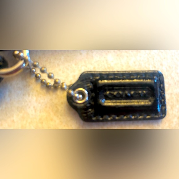 COACH Poppy Tartan Plaid Multicolor Glam Glitter Wristlet w/Bag
Charm, EUC - Picture 4 of 9